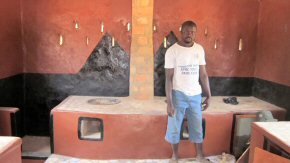 Finished kitchen - cooking stoves and chimney