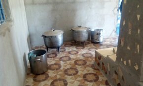 floor tiles in the new kitchen