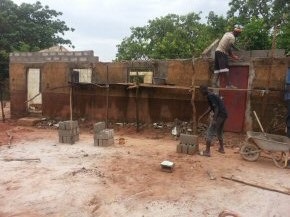 work starts on rebuilding the classroom block 