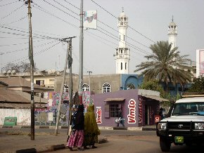 Gambia street scene