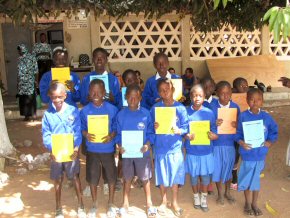 new school uniforms at Kanikunda LBS