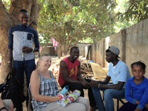 Pippa and Ian at Wandifa's