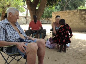 Pippa and Ian at Wandifa's