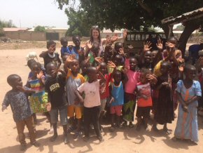 Children at Baba's compound