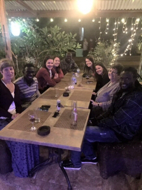 Tina, Modou, Frances, Rachel, Wandifa, Ellie, Caroline, Linda and Abdoulie