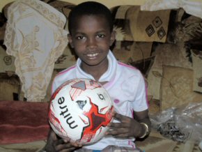 Alaghie and his football