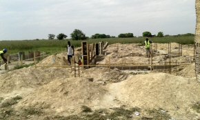 Foundations for new classroom block