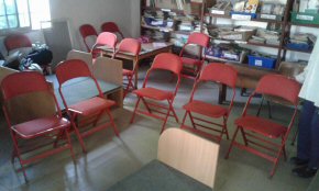 Chairs at Kotukala school