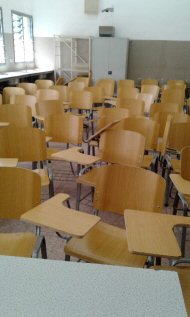 new chairs at Gambia College