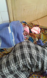 hats and blankets for babies in the maternity unit