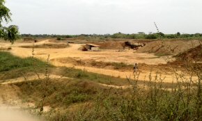 sand and gravel pit