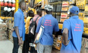 Modou and the Pageant team discuss what to buy