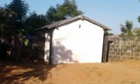 new toilet and shower block at Albreda