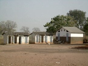 The existing toilets at Misera