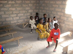 Brikamedina Nursery School in February 2008 - inside