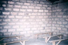 cement floor in the classrooms