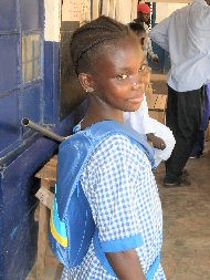 prize bag being modelled