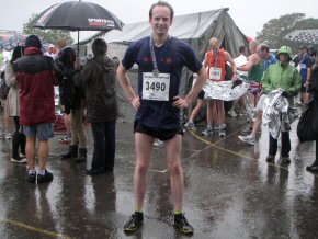 Gavin after completing the 2012 New Forest Half Marathon