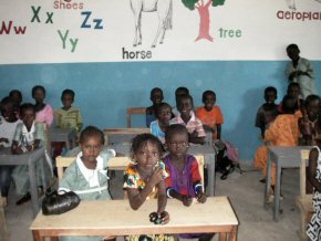 Hilary Emery children in one of the new classrooms