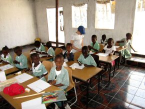 class in progress in second classroom - also showing the new floor (2)