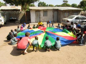 fun with the parachute