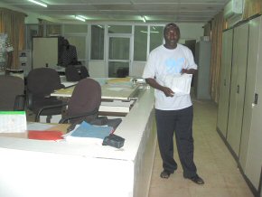 Mbemba with the registration document