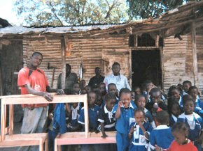 Locally built desks