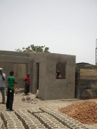 office and storeroom at the end of the building