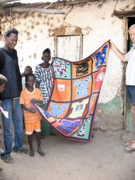 the quilt received by Lang's family