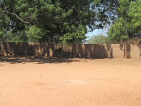 new wall around the school compound