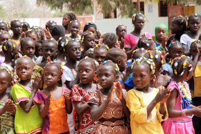 Commonwealth day (traditional to have sweets tied into their hair)