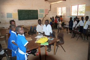 New tables and chairs donated by Pageant