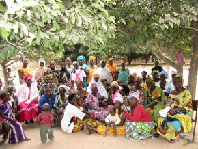 Jambanjelly women who will be taking part  in the loan scheme