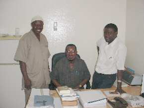 staff at Banjul Teaching Hospital