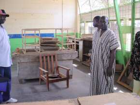 the woodwork room at Crab Island UBS