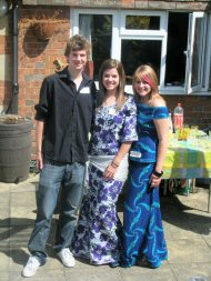 bar staff - Mike, Frances & Claire