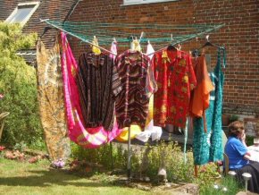 colourful Gambian garments