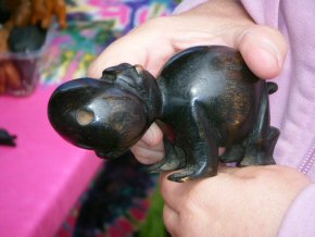 Kathy just had to have this Gambian hippo