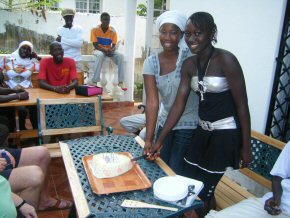 Fatou and Amie's birthday party