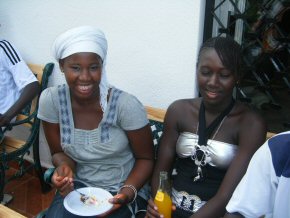 Fatou and Amie's birthday party