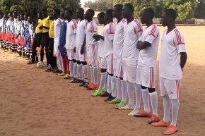 The team in their new kit