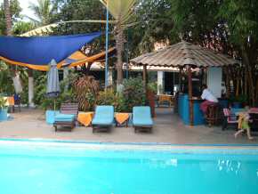 the pool at the Safari Gardens Hotel