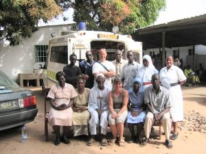 ambulance  hand over at Fagikunda clinic