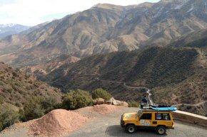 the Tiz-n-Test pass in the Altas Mountains