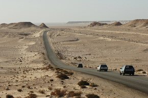 the road to Dakhla