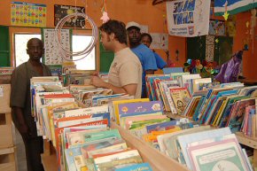 the library at the Resource Centre