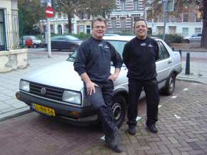 Andre and Jim of De Garagist with Gerald