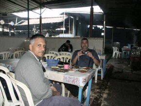 Lunch in a fish market in El-Jadida