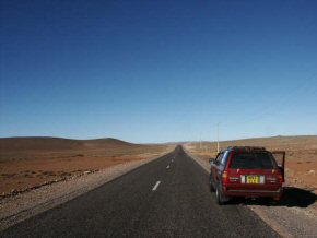 Stretch through arid land