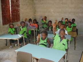 children at Saloum Nursery